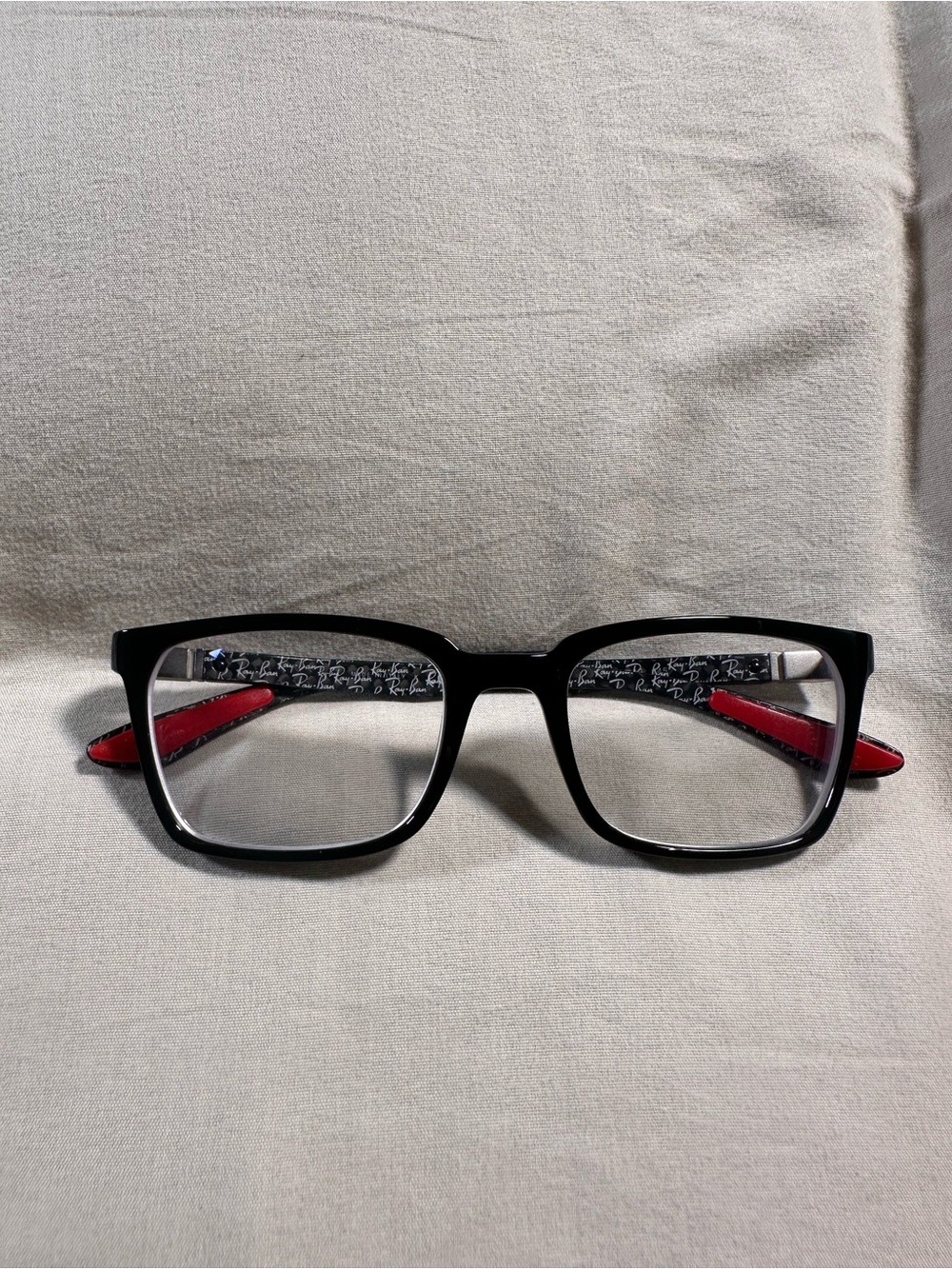 Ray-Ban RB8906 2000 54-19-145 GLOSSY BLACK CARBON FIBER FLEX HINGE EYEGLASS
